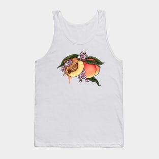 Peach Skull Tank Top